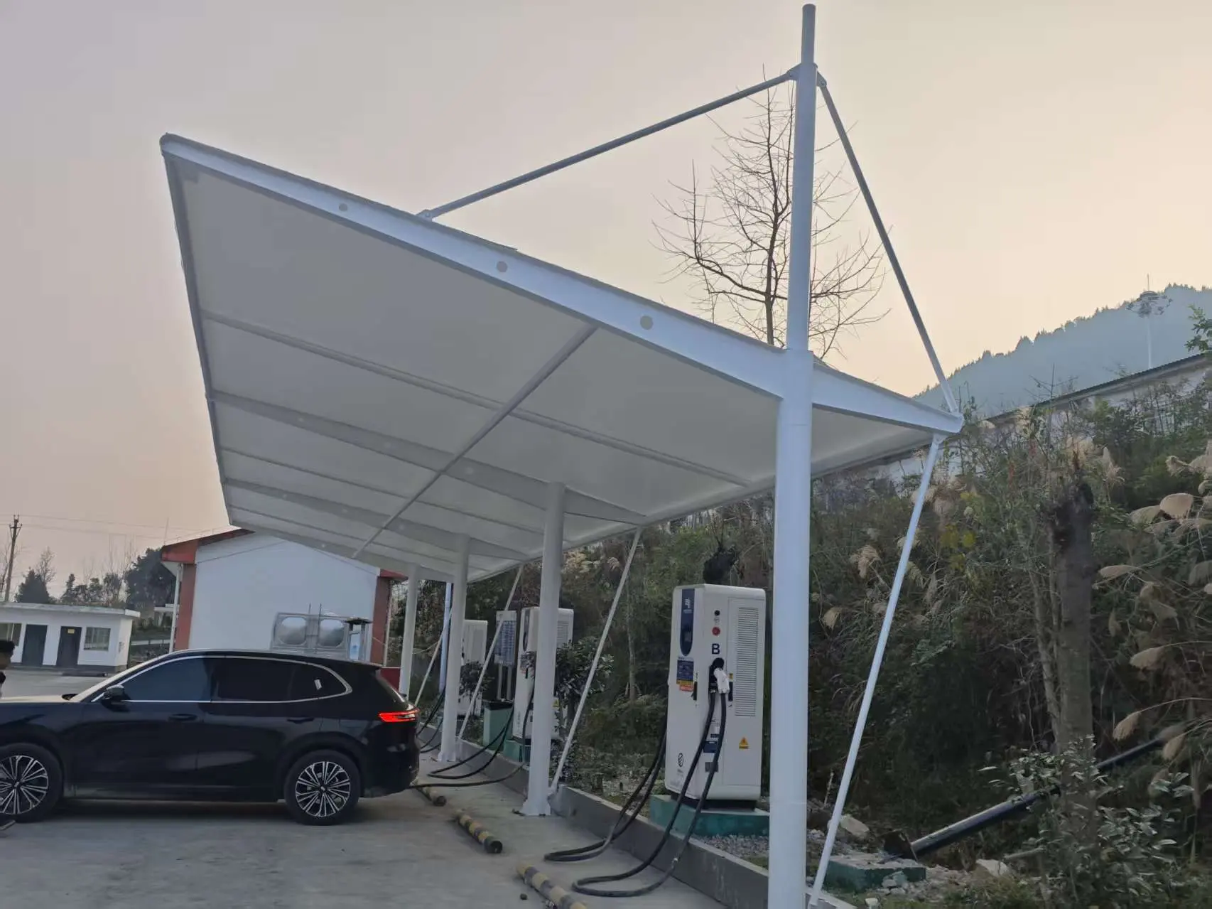 贵州余庆膜结构停车棚怎么选不踩坑?本地源头工厂详解选材与报价