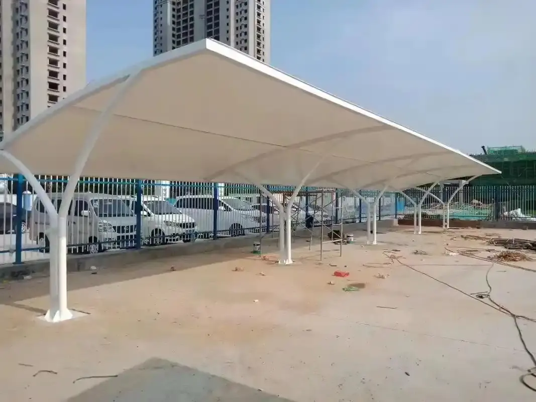 贵州余庆园区停车棚为何生锈漏水?选购膜结构先避开这三个坑
